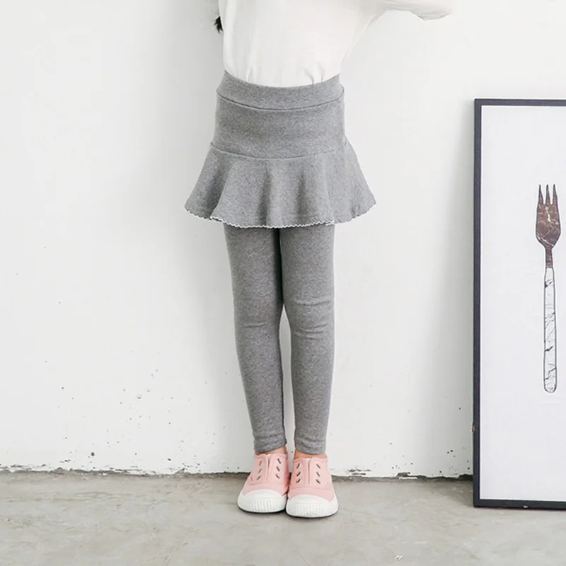 Для девочек на весну и осень спортивные Леггинсы юбка брюки для многослойная
