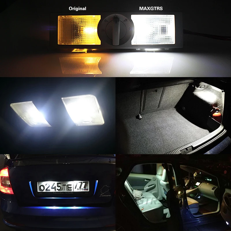 10x Canbus Led гирлянда 31 мм 36 39 42 SV8 5 C10W C5W 3014 SMD 12 В лампа освещения автомобильный Купол