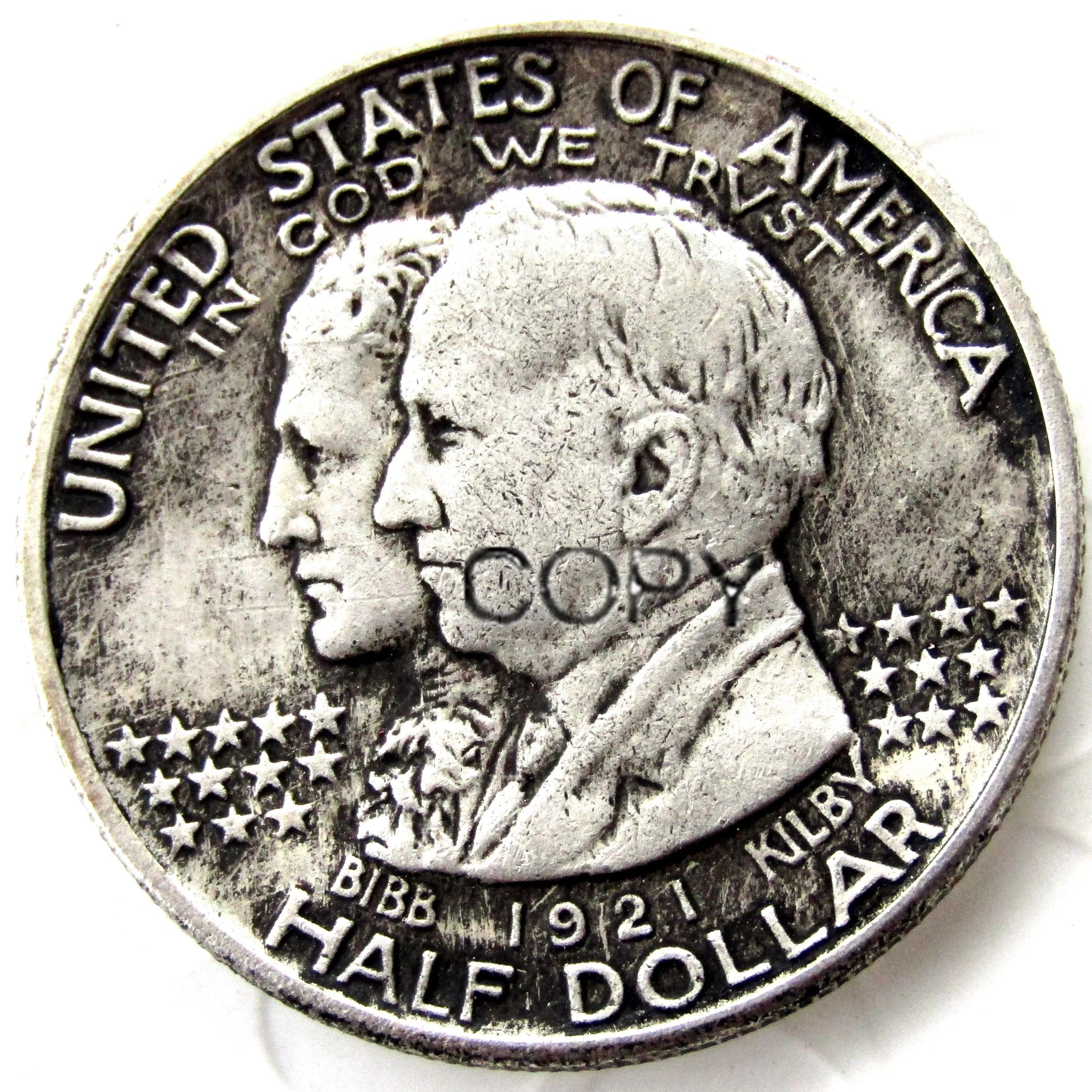 США 1921-Alabama столетний экземпляр монет посеребренные