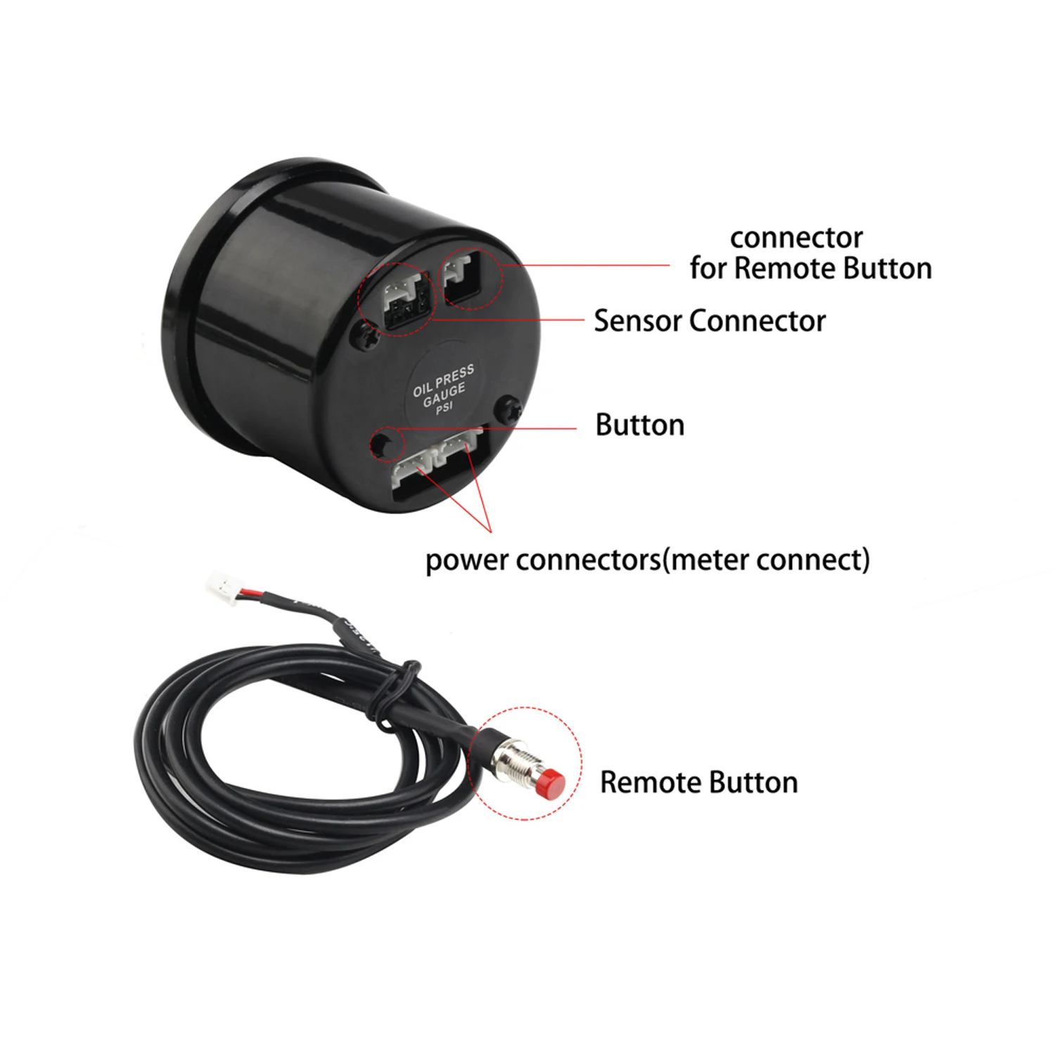 Измеритель давления 0 150psi в комплекте с монитором ДАТЧИК Pod 1/8NPT электрический