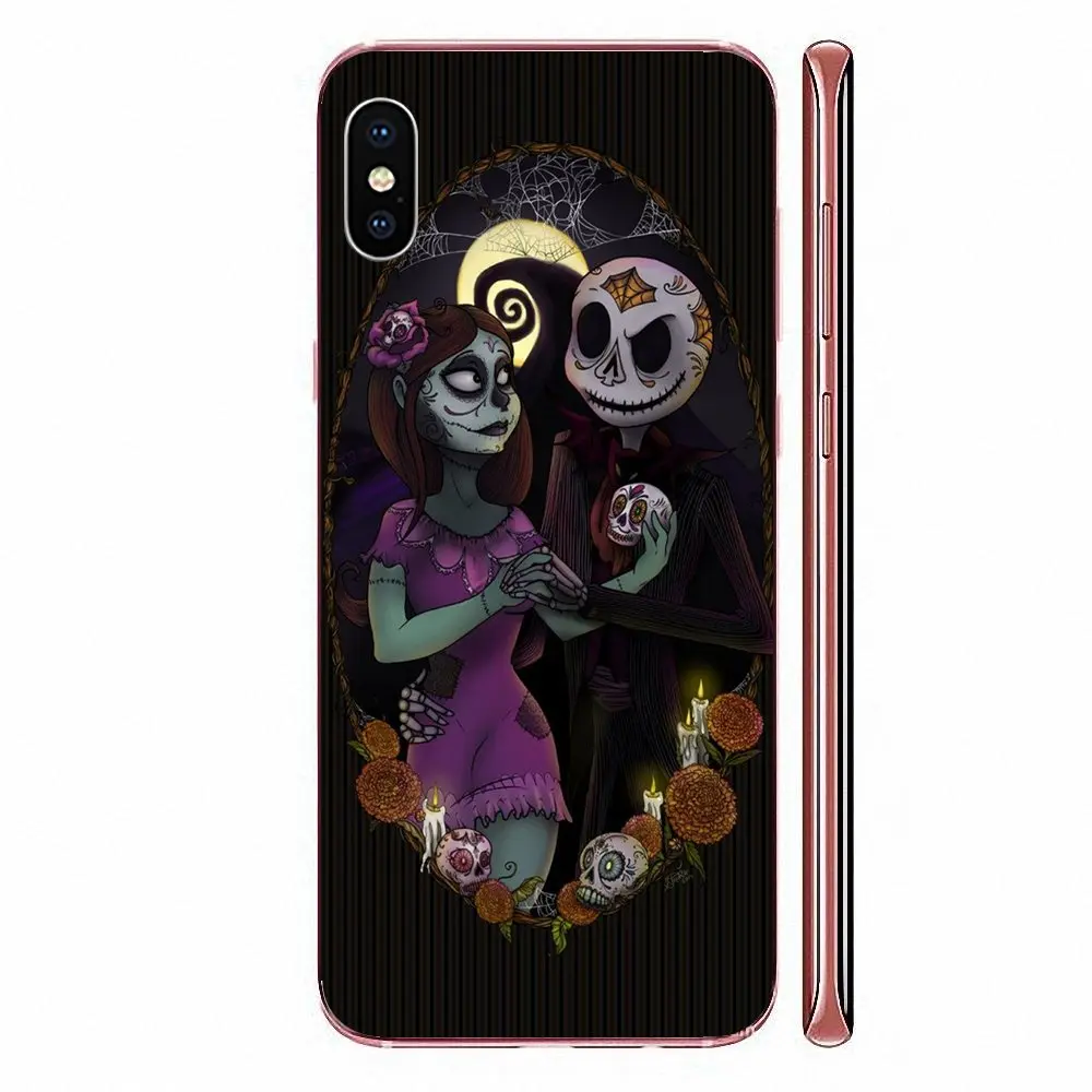 ТПУ с рисунком для Xiaomi Redmi 3 3S 4 4A 4X 5 6 6A 7 K20 Note 2 5A Plus Pro Jack Skellington и Салли - купить по