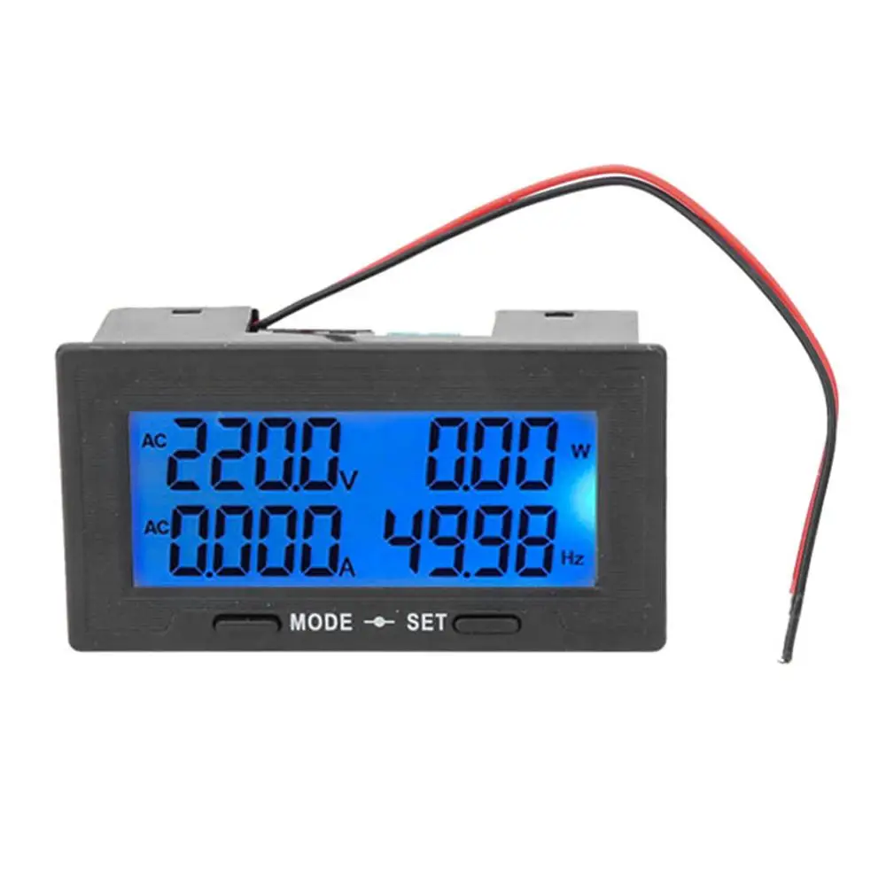 YB5142DM 0-500V Intelligent Digital LCD Display AC Current Voltage MeterPower Energy Tester Wattmeter Adapter DC8V-18V | Инструменты
