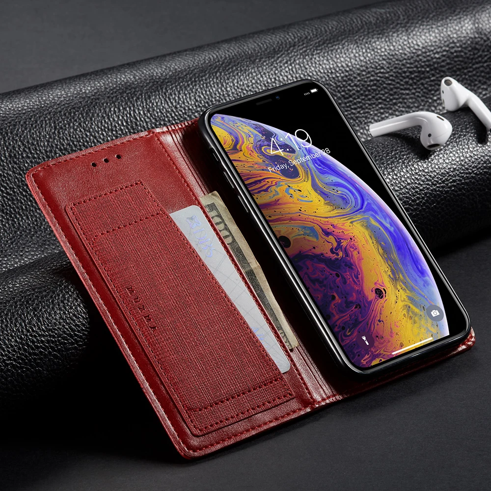 Чехол для Oneplus 7 Pro, Холщовый кожаный магнитный держатель для карт, кошелек, чехол для Oneplus 7, 6, 6 T, один плюс, семь, шесть, чехол для телефона, откидная крышка