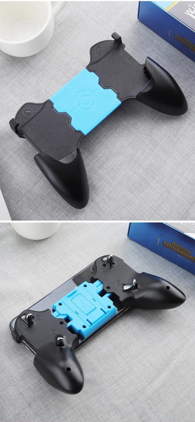 Беспроводной Bluetooth аккумуляторная игровой контроллер для Pubg игрового контроллера геймпад для iPhone iOS 2-в-1 ручка и кронштейн для телефонов на базе Android с Bluetooth