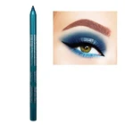 Пикантная синяя подводка для глаз карандаш блестящие матовые тени для век палитра макияж блестящий пигмент дымчатые тени для век Палитра водостойкая косметика