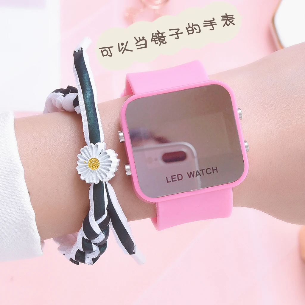 

Heiber Verkauf 2021 Manner Sport Uhr LED Frauen Student Elektronische Digitale Watch Einfache Mode Sport Armband Uhr Kinder