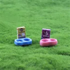 Мини-собачка 112, корм для кошек и домашних животных с тарелкой, модель мебели, игрушки для кукол, аксессуары для украшения, миниатюрный кукольный домик