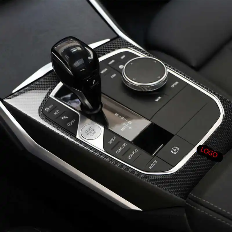 

Fit For BMW 3 Series G20 G28 325li 330d 335 2019-2020 Carbon Fiber Central Control Shift Gear Panel