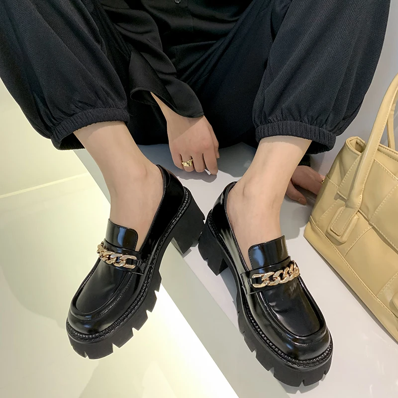 

MORAZORA 2021 New Arrival Women Pumps Genuine Leather Office Dress Shoes Spring Autumn Platform Ladies Casual Shoes