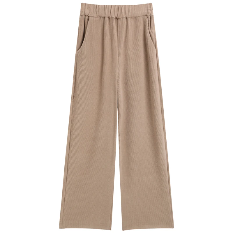 

Брюки женские, вельветовые, с высокой талией, в Корейском стиле