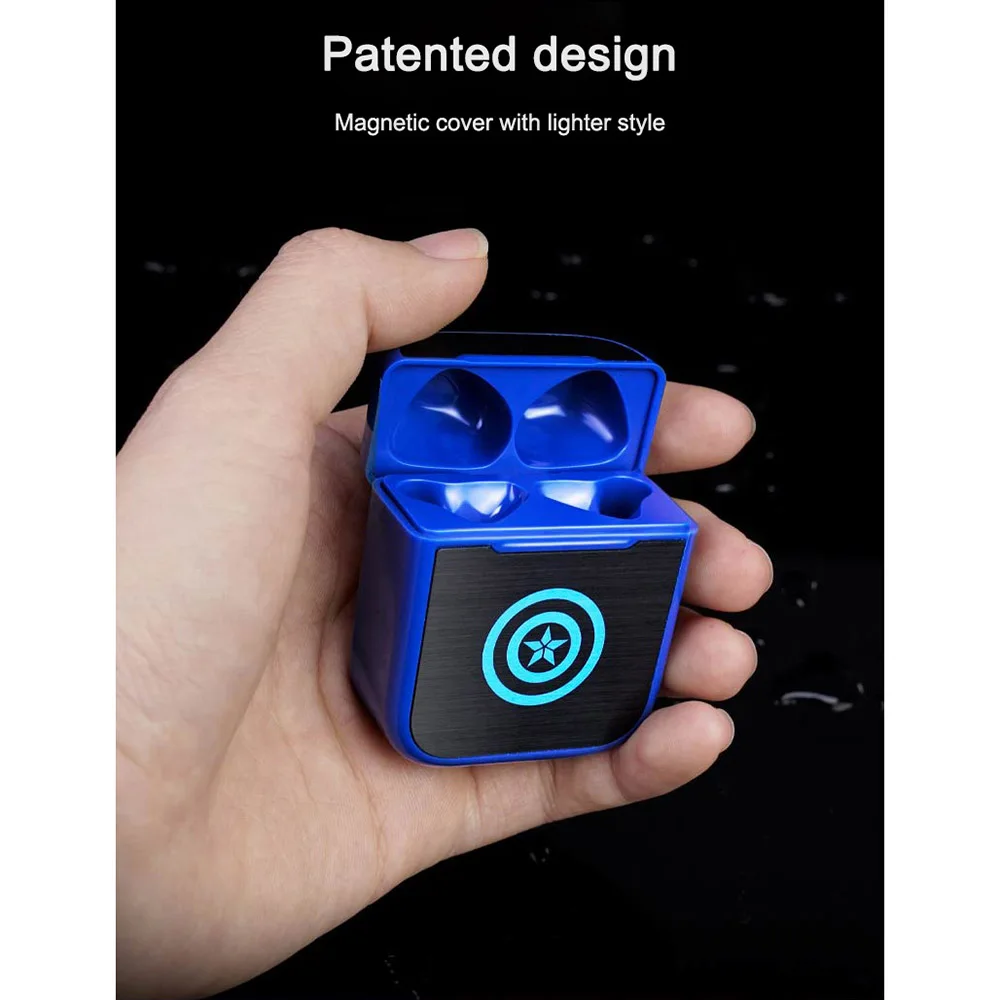 Новое поступление сертифицированные TWS наушники Marvel настоящие Беспроводные