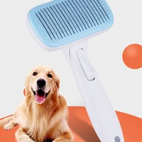 dog cat hair removal comb pet products pet comb skin friendly for dogs grooming tool automatic hair brush trimmer