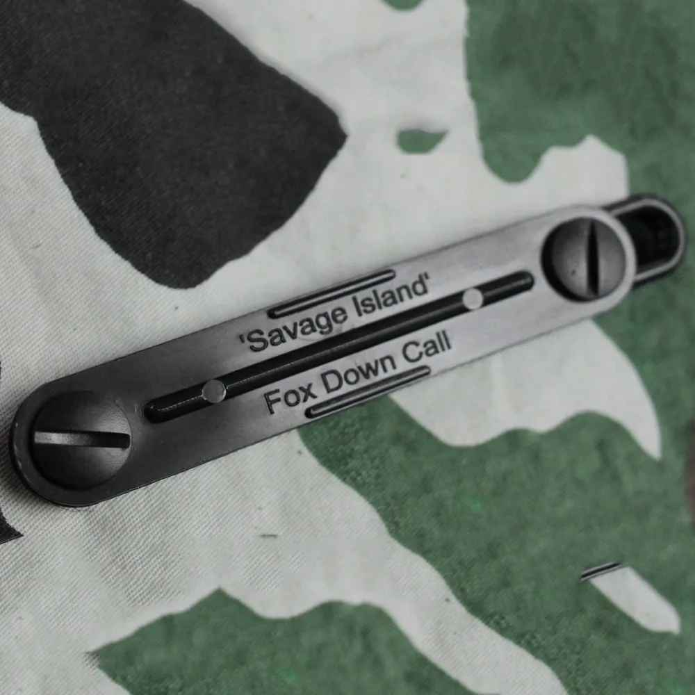 1 шт. черный Открытый Лисий пух лиса бластер вызов свисток Хищник Охота Кемпинг