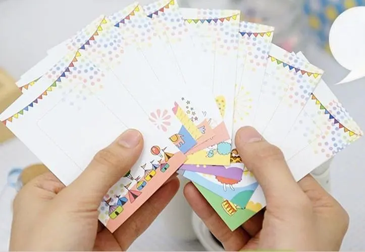 10 шт./партия Kawaii polaroid цирк фоторамка наклейки сделай сам многофункциональные