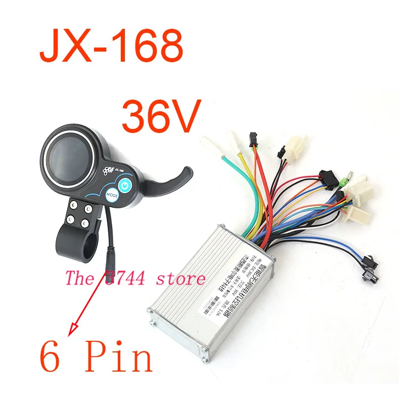 

JX-168 acceleration instrument continental electric Scooter 36V controller LCD screen governor instrument throttle Accessories