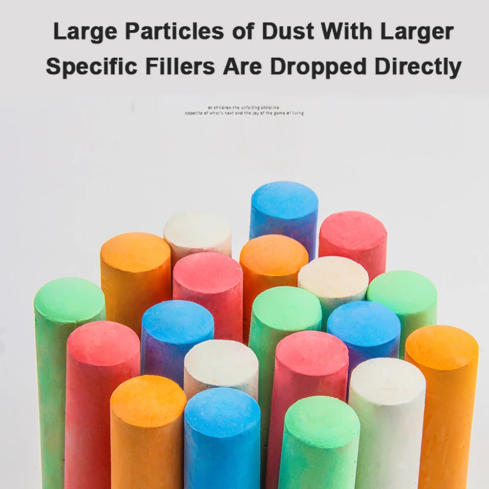 20 шт. 5 цветов мелки-ручки без пыли мелки для рисования доски 6 стационарные