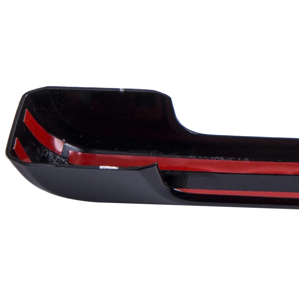 

2 Half GLOSSY BLACK Mirror + 4 Door Handle Covers for Ford F250 F350 F450 Super Duty 2017-2021 ABS Direct Replacement
