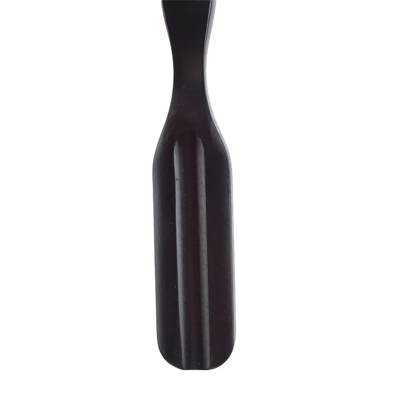 Black Wooden Handle Bristle Hair Brush Hairdressing Men Beard Anti Static Barber Styling Comb Shaving Tools | Красота и здоровье