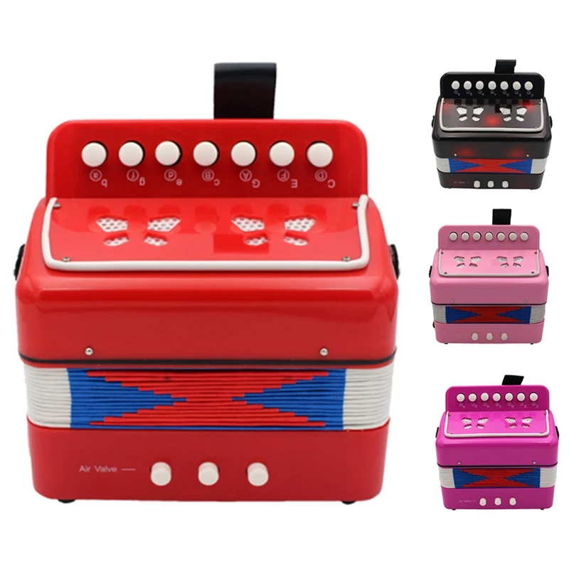 

7 Keys Accordion, Accordion for Kids, Solo and Ensemble, Musical Instrument for Home and Classroom