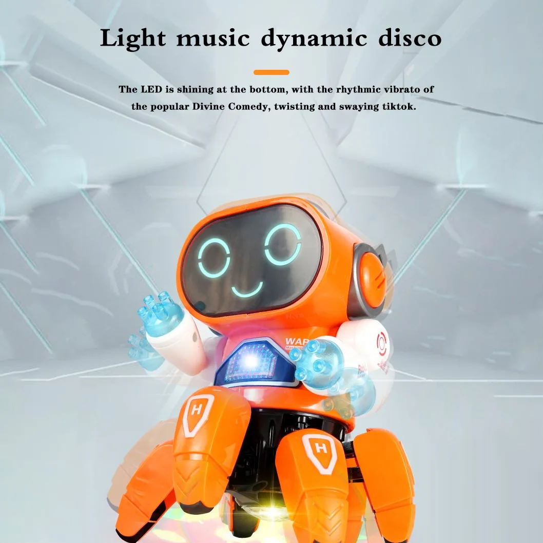 Детский умный робот с шестью когтями может петь и танцевать электрические