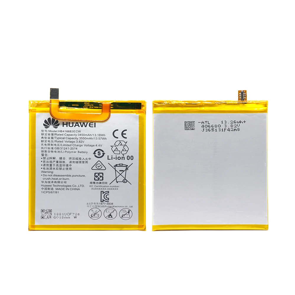 Аккумулятор для huawei NEXUS 6P HB416683ECW 3450 мАч для huawei Nexus 6P H1511 H1512 Сменный аккумулятор для телефона с 9 инструментами