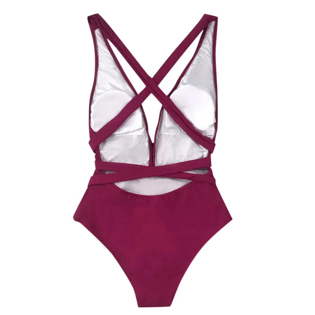 2020 сексуальный женский слитный купальник большого размера Женский винтажный с