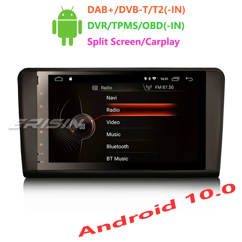 Автомобильный радиоприемник Erisin ES4294L 9 &quot Android 10 0 GPS Wi Fi 4G TPMS DVR DAB + DSP CarPlay для Benz ML