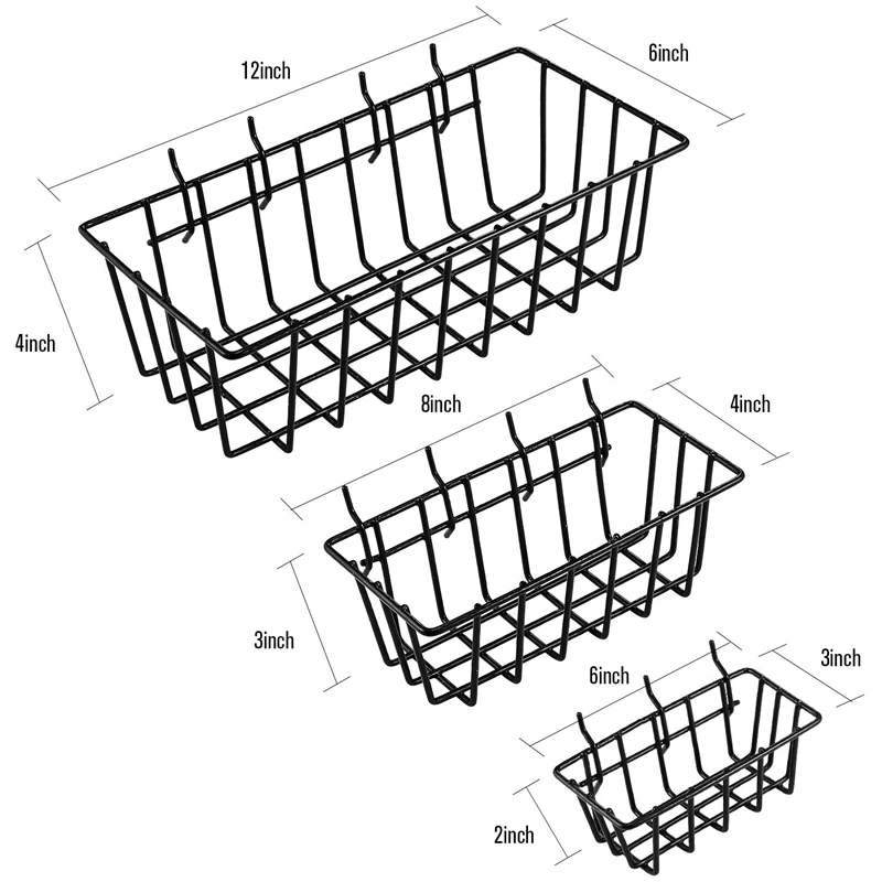 Pegboard Крючки с корзиной ассортимент домашние крючки для хранения система Peg доска