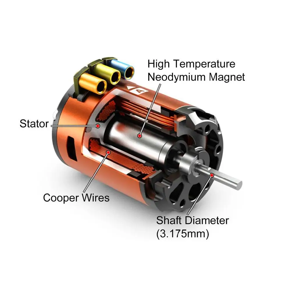 Бесщеточный сенсорный мотор rccity SKYRC 4000KV 8 5 T 2P CS60 60A ESC светодиодный комплект