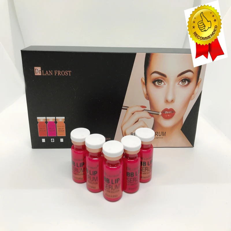 

8ml Korean Cosmetic BB Lips Glow Ampoule Serum Lip Gloss Permanent Makeup Pigment for Microneedle Nano MTS Treatment
