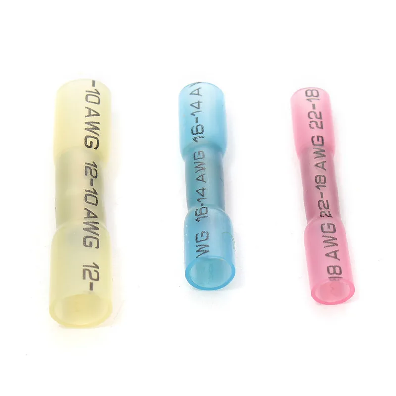 Термоусадочные стыковые клеммы водонепроницаемые полностью изолированные