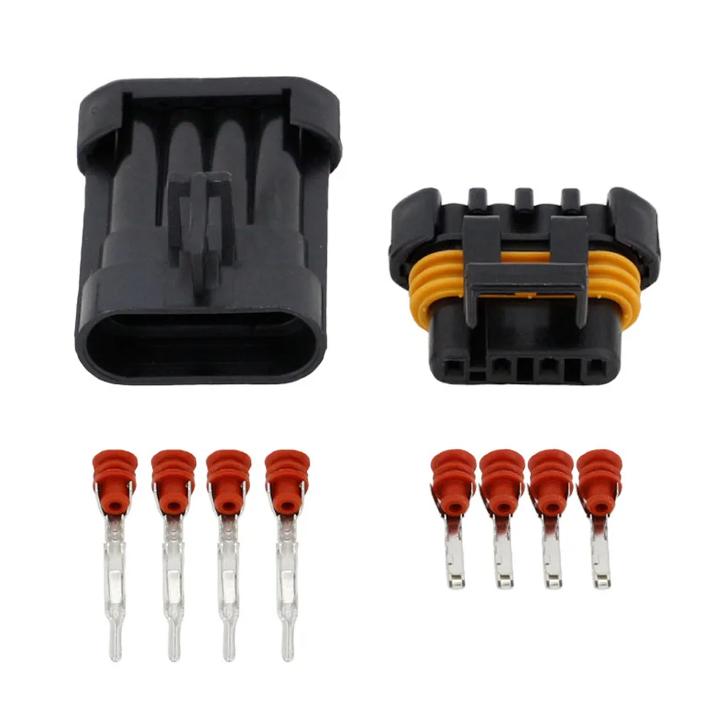 4 контактный защитный рукав с водонепроницаемым разъемом штекер датчика клеммой