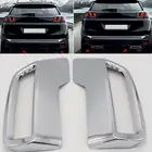 Автомобильный задний внешний глушитель выхлопной трубы декоративная крышка для peugeot 3008 доступ активный привлекательный 5008 2017-2018 аксессуары