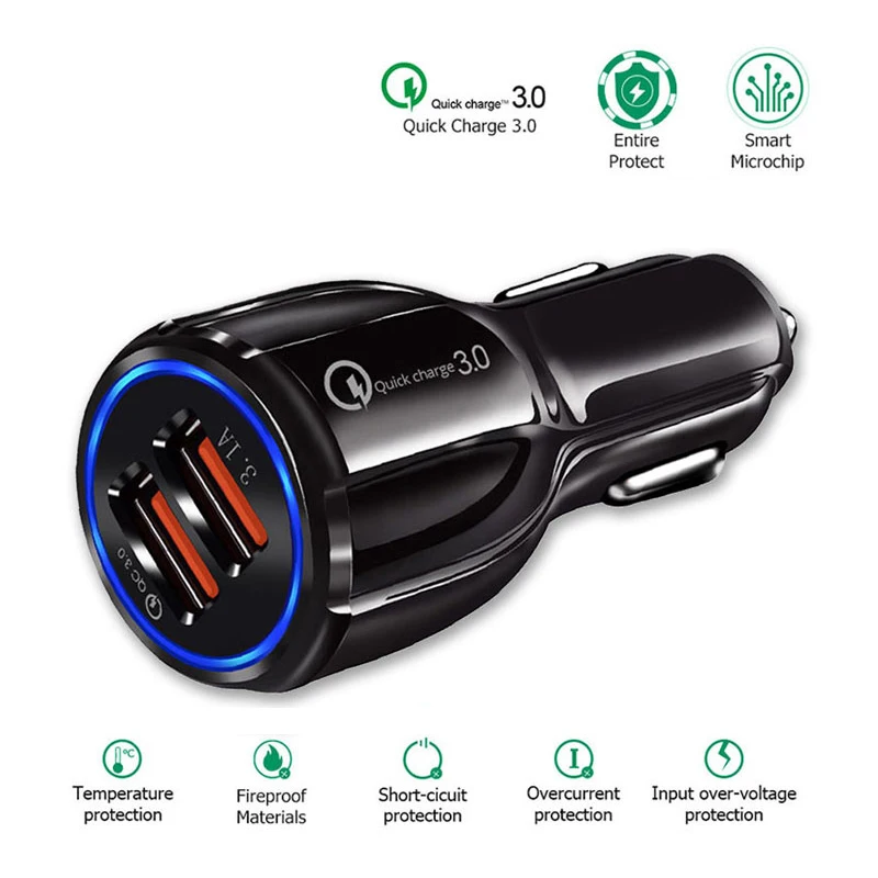 Автомобильное зарядное устройство с 2 USB портами для BMW m3 m5 e46 e39 e36 e90 e60 f30 e30 e34 f10 e53 f20