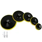 Петля с крючком 345 6 дюймов, резьба M10M14 с адаптером, подложка, полировальная накладка, полировальная накладка, 125 мм, шлифовальная Накладка для автомобиля, полировщик