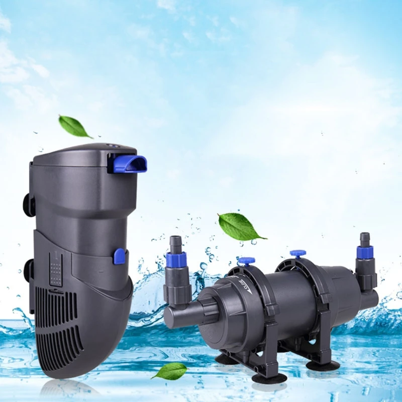 

6W7.5W10W15W Fish Tank Water Purifier Aquarium Submersible Filter Pump Accessory P9YB