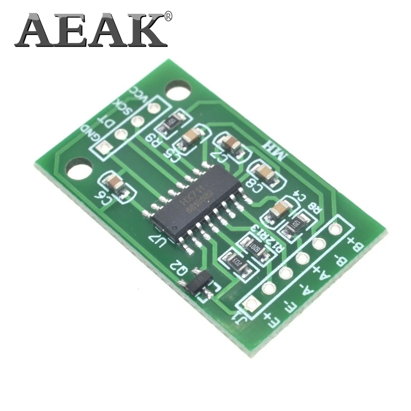 Двухканальный датчик веса AEAK HX711 24 битный прецизионный модуль A/D для электронных
