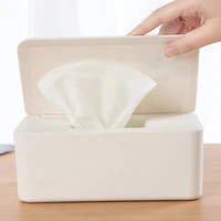 tissue box plastic desktop seal baby wipes paper storage box dispenser holder household plastic dust proof napkin organizer