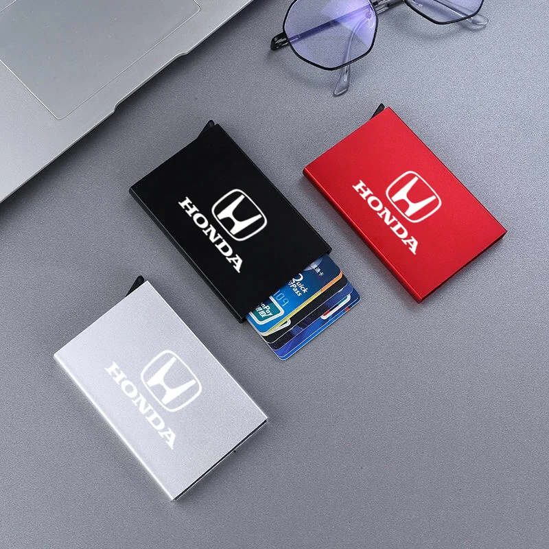 Смарт кошелек с RFID защитой тонкий металлический чехол для банковских и кредитных