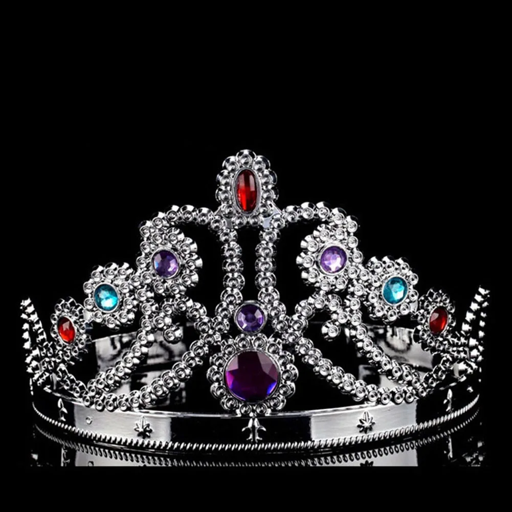 Вечерние украшения для волос на Хэллоуин Королевская корона король королева