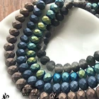 Компоненты тусклого полировки матовые кристаллы чешские бусины Рондель биконус граненый браслет Diy Лариат Ожерелье кисточка серьги аксессуары