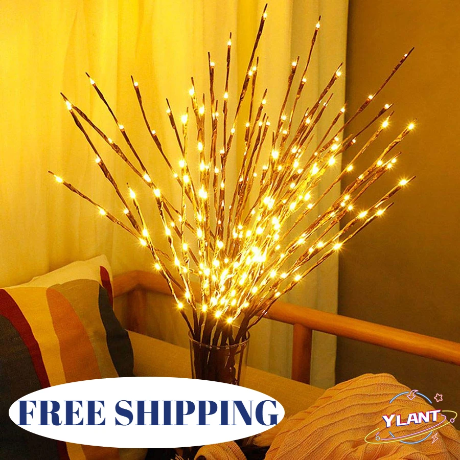 

73cm 20leds Led Simulation Orchid Branch Lights Tree Table Lamp LED Willow Branch lights For Xmas Party Wedding Home Decoration