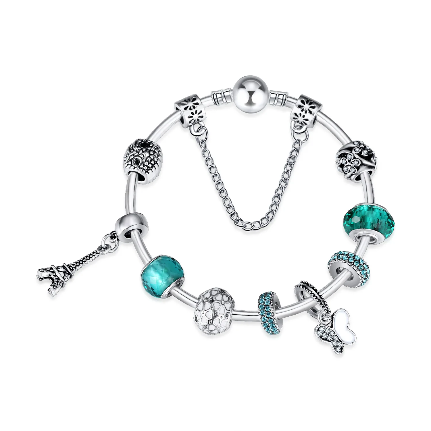 Очаровательные Кристальные браслеты pandora Браслеты для женщин браслет из