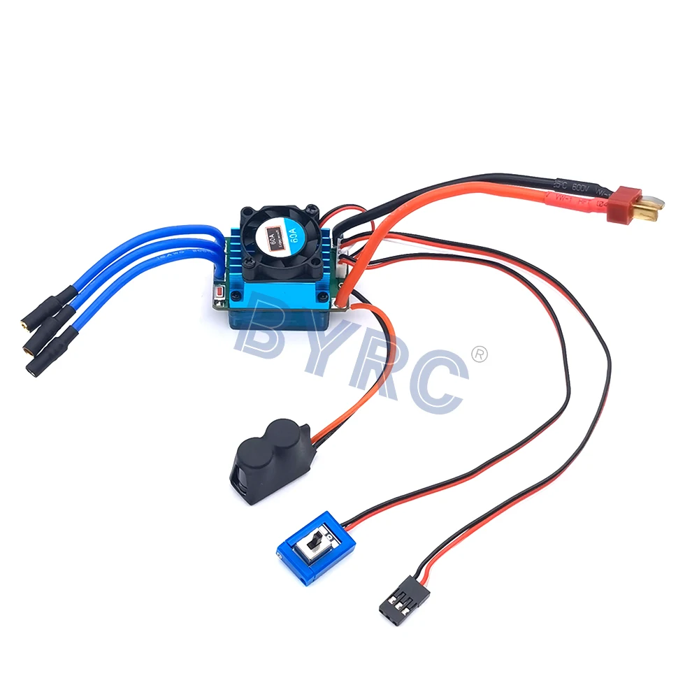 RC 2440 Brushless Motor With 60A ESC with Program card for 1/16 1/14 HSP ZD Car | Игрушки и хобби