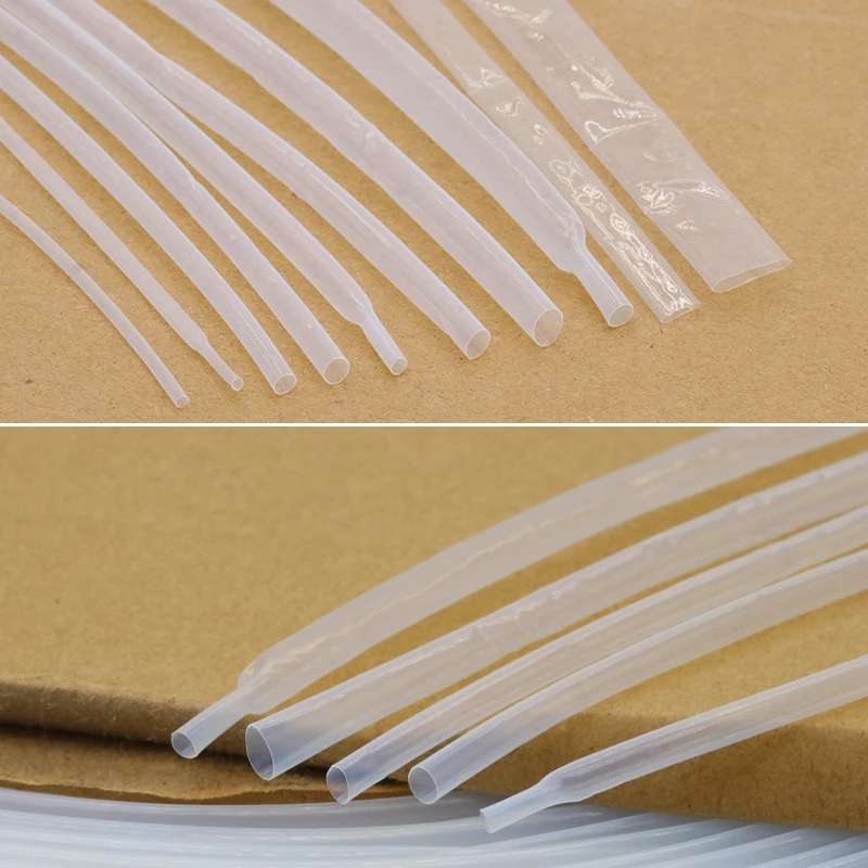 

Diameter 2mm 4mm 6mm 8mm 9.6mm PTFE Heat Shrink Tube 4:1 Shrinkage Ratio PTFE Tube 260 Deg.C High Temperature 600V Translucent