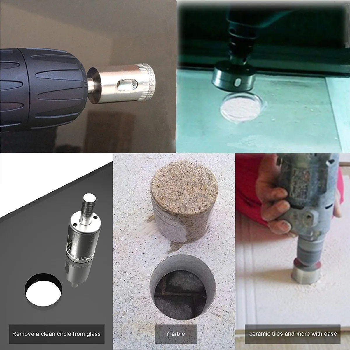 

6-50mm Diamond 15pc Hole Opener + Blue Positioner Perfect Tool For Professional Or DIY Use 2020 New Arrivla