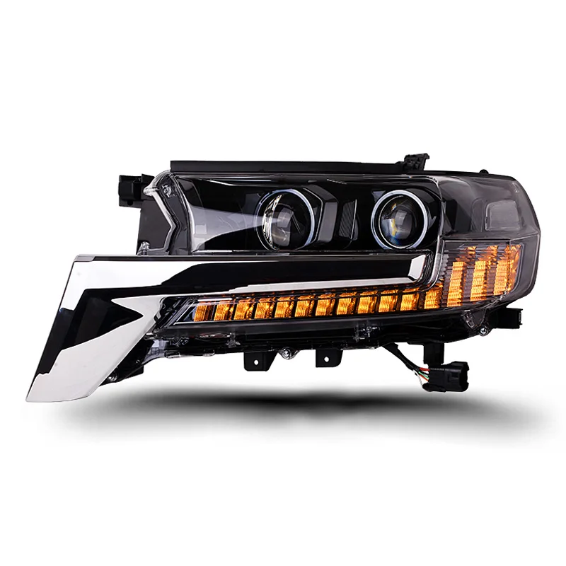 

Car Head Lamp For Toyota Land Cruiser LC200 2016 2017 2018 LED Headlights DRL Daytime Running Light