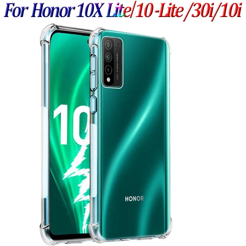 Силиконовый чехол Honor 10X Lite для телефона Мягкий противоударный подушки