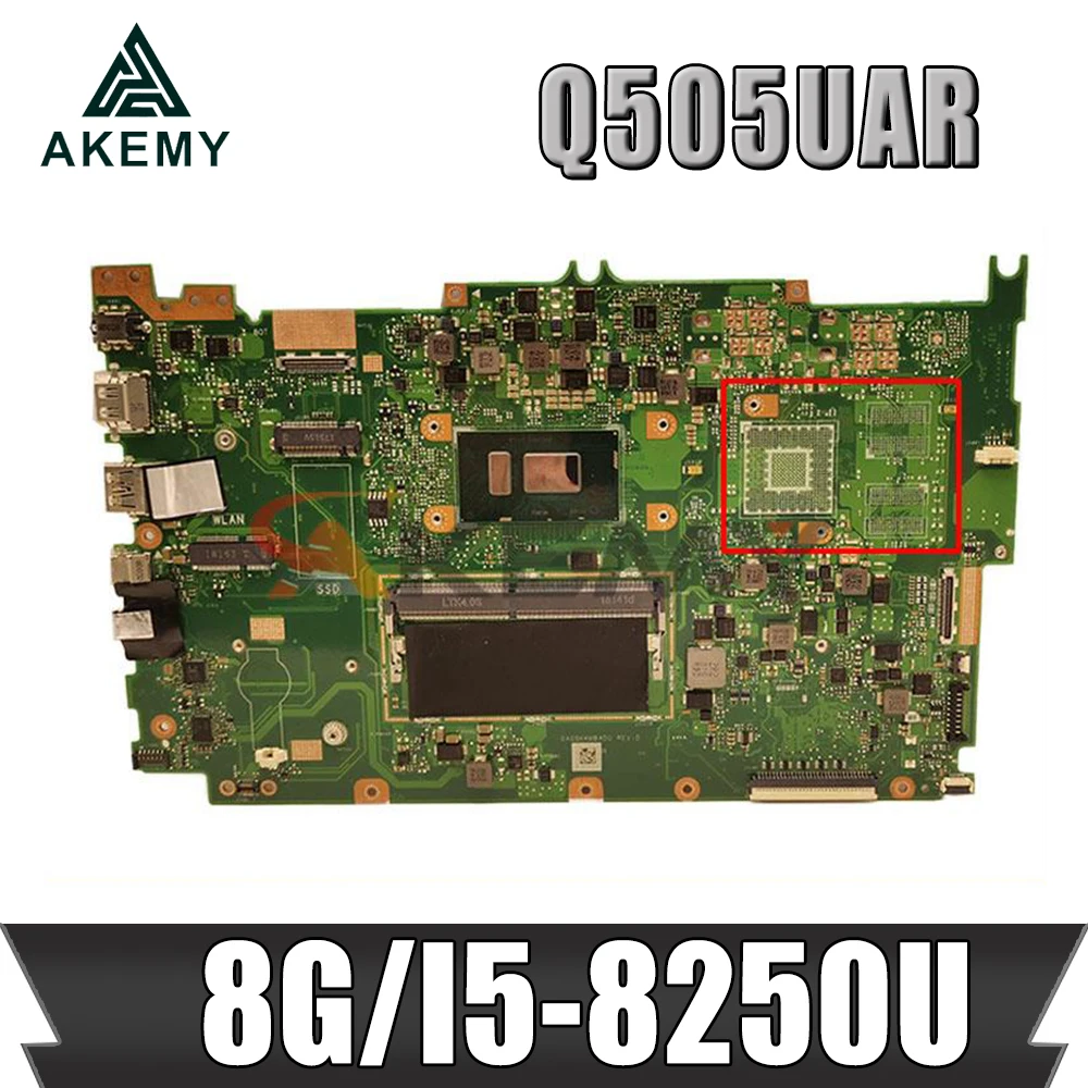 

Brand new original motherboard Q505UAR 8G/I5-8250U Mainboard For Q505U Q505UA Q505UAR Laptop Motherboard
