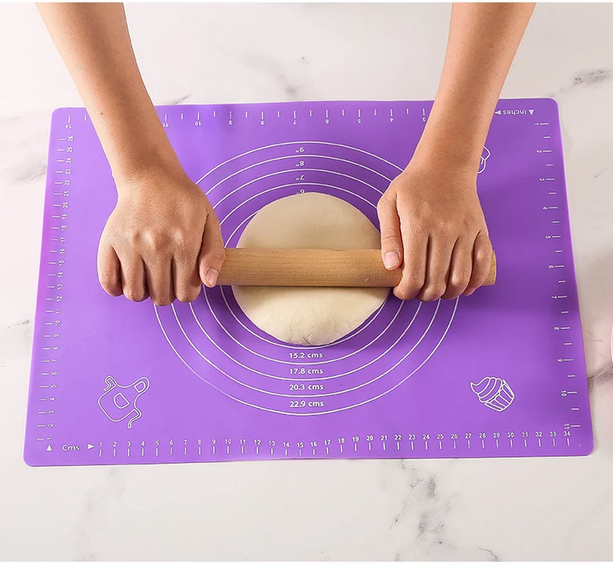 

Silicone Kneading Pad Fondant Molds Baking Accessories Silicone Baking Mat Reusable Kitchen Accessories